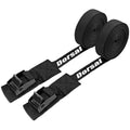 DORSAL Tie Down Straps for Roof Rack Padded Crossbars - Pack of 2 holds Surfboards Kayaks Canoes Paddleboards